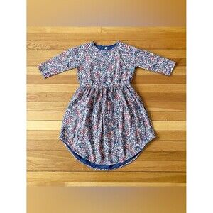 Tea Collection Colorful Floral Cotton Spring Summer Dress 10